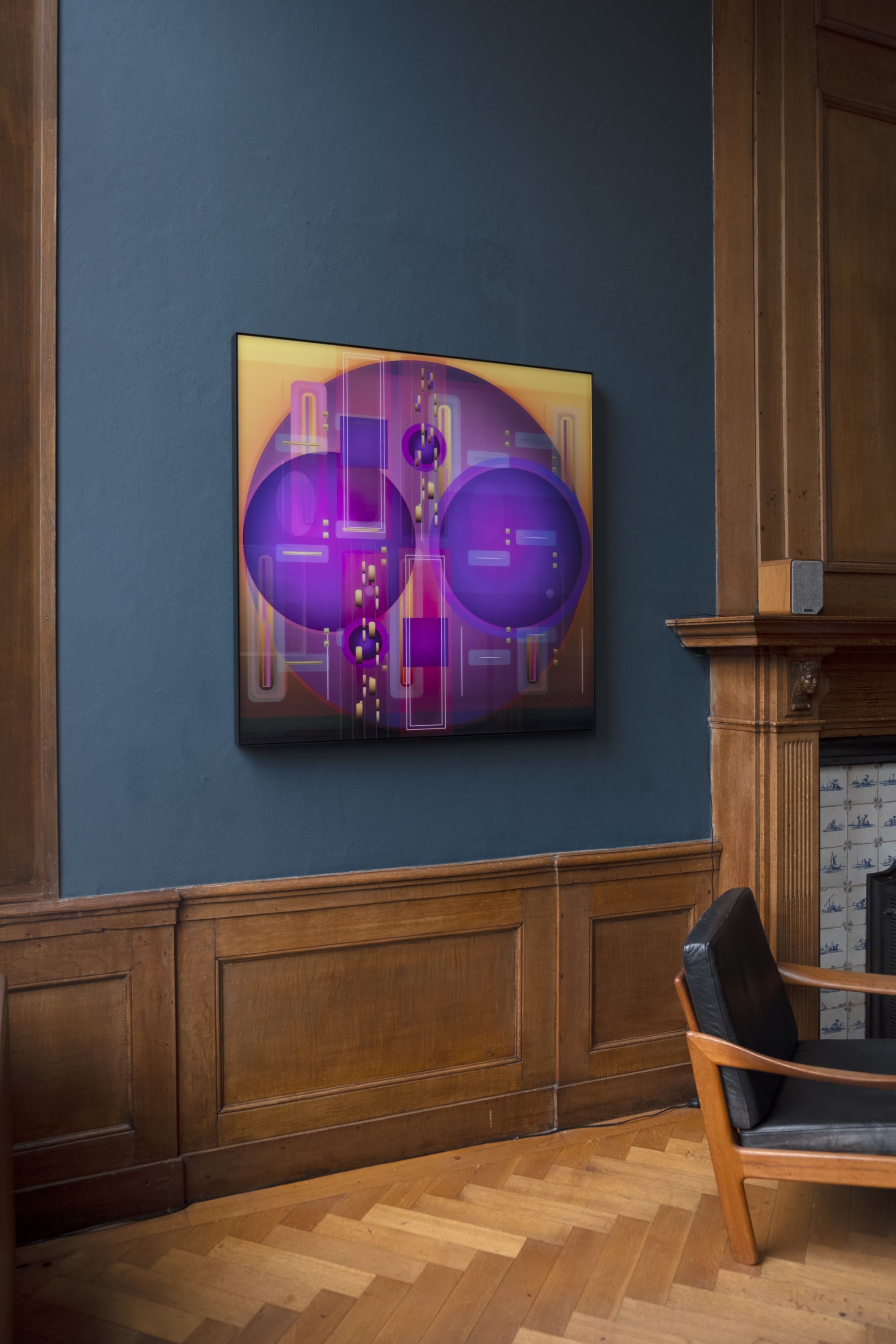 Masked Éclat, 2021 — Installation at Upstream Gallery, Amsterdam